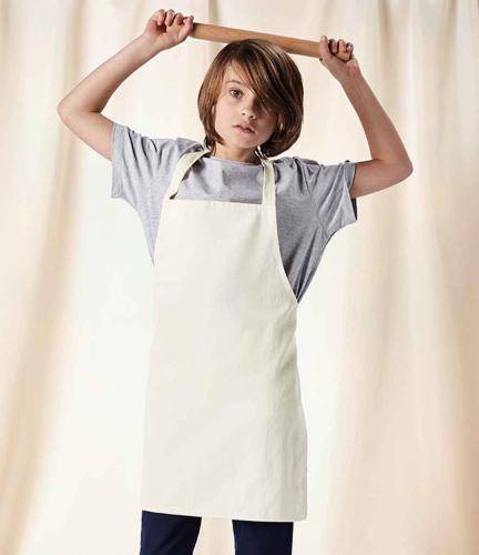 Westford Mill Fairtrade Kids Craft Apron - NAT - ONE